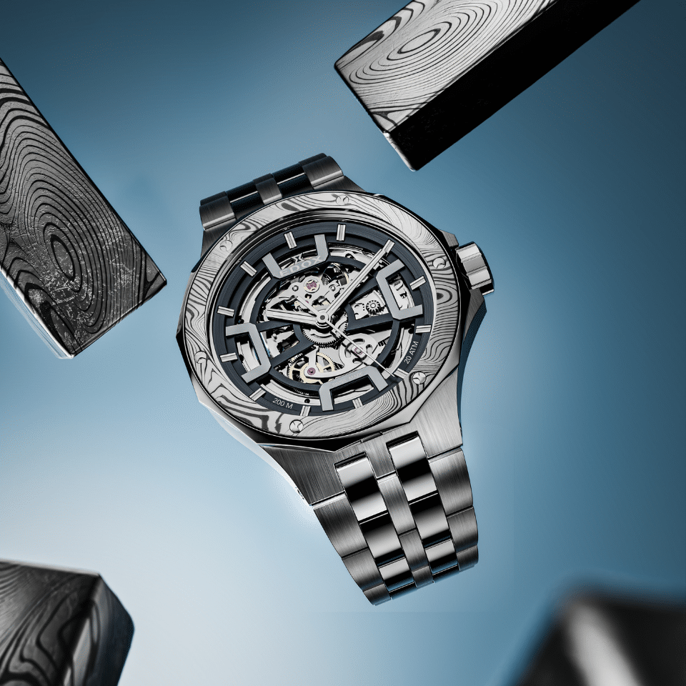 Delfin Mecano Automatic Damascus Steel Limited Edition Beauty 2